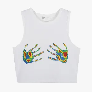 Thermal Hands Aesthetic Crop Top